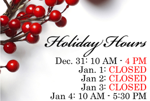 Holiday Hours