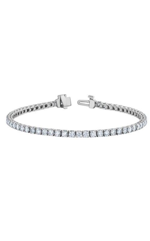 10k white gold 3.00ct tennis bracelet