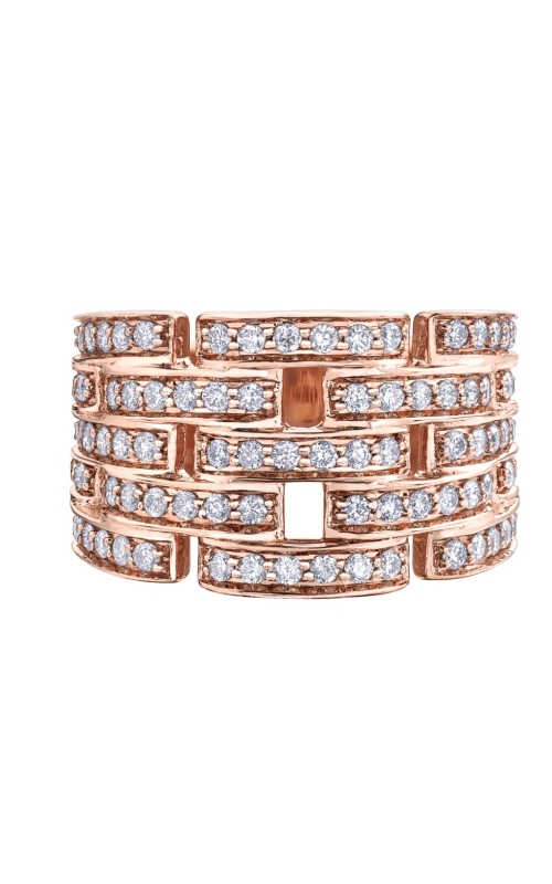 10kt rose gold 1.00ct fashion ring